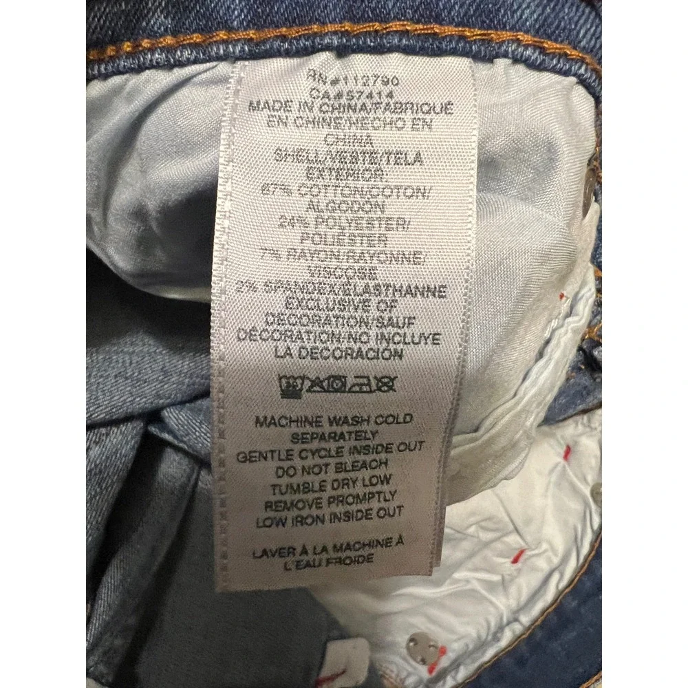 True Religion Rocco Relaxed Men's Jeans Blue‎ Wash Moto Style sexy 36 Fit 38/32